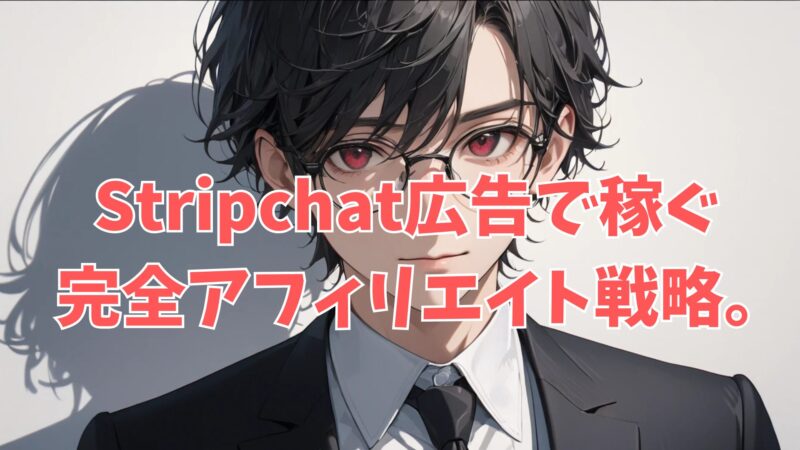 Stripchat広告で稼ぐためのアフィリエイト戦略を解説した2024年最新版ガイドのアイキャッチ画像